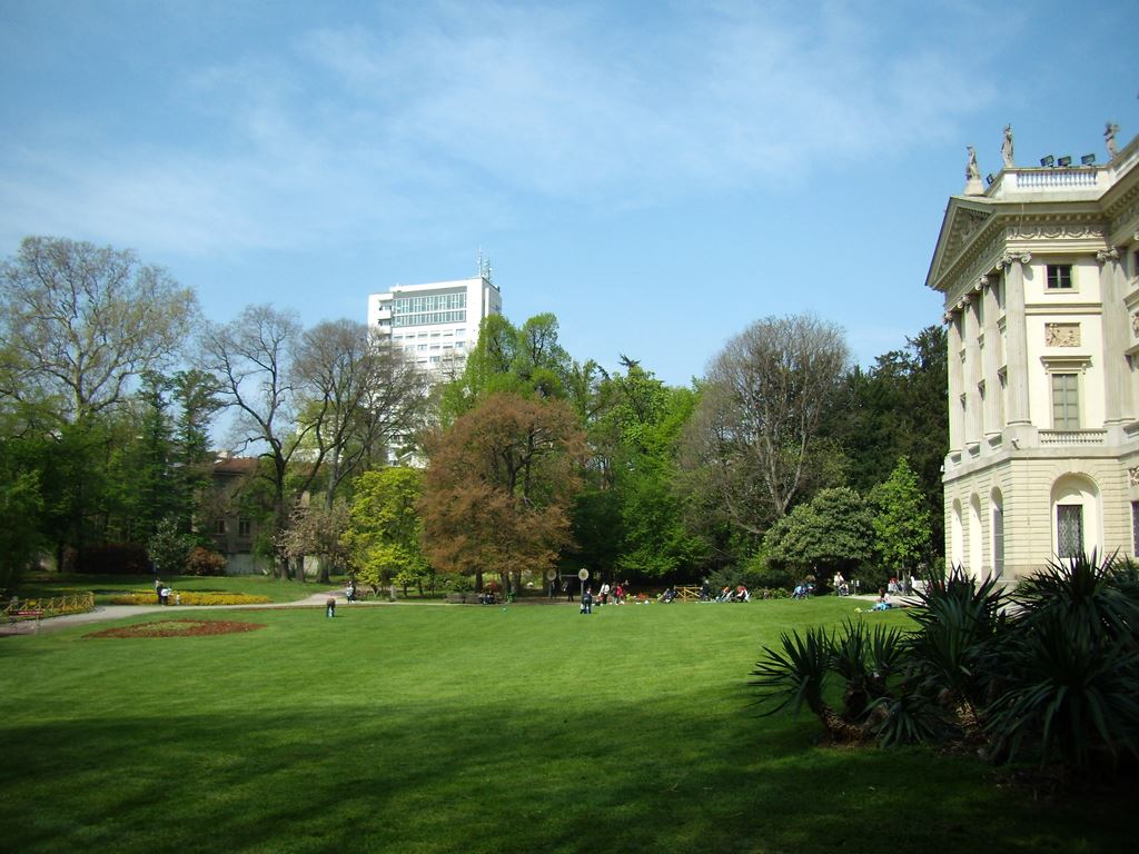 Giardini di Villa Reale in via Palestro, Milano
