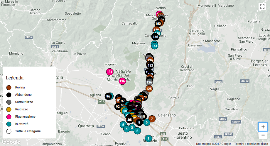 Industrial Heritage Map - Prato 2017