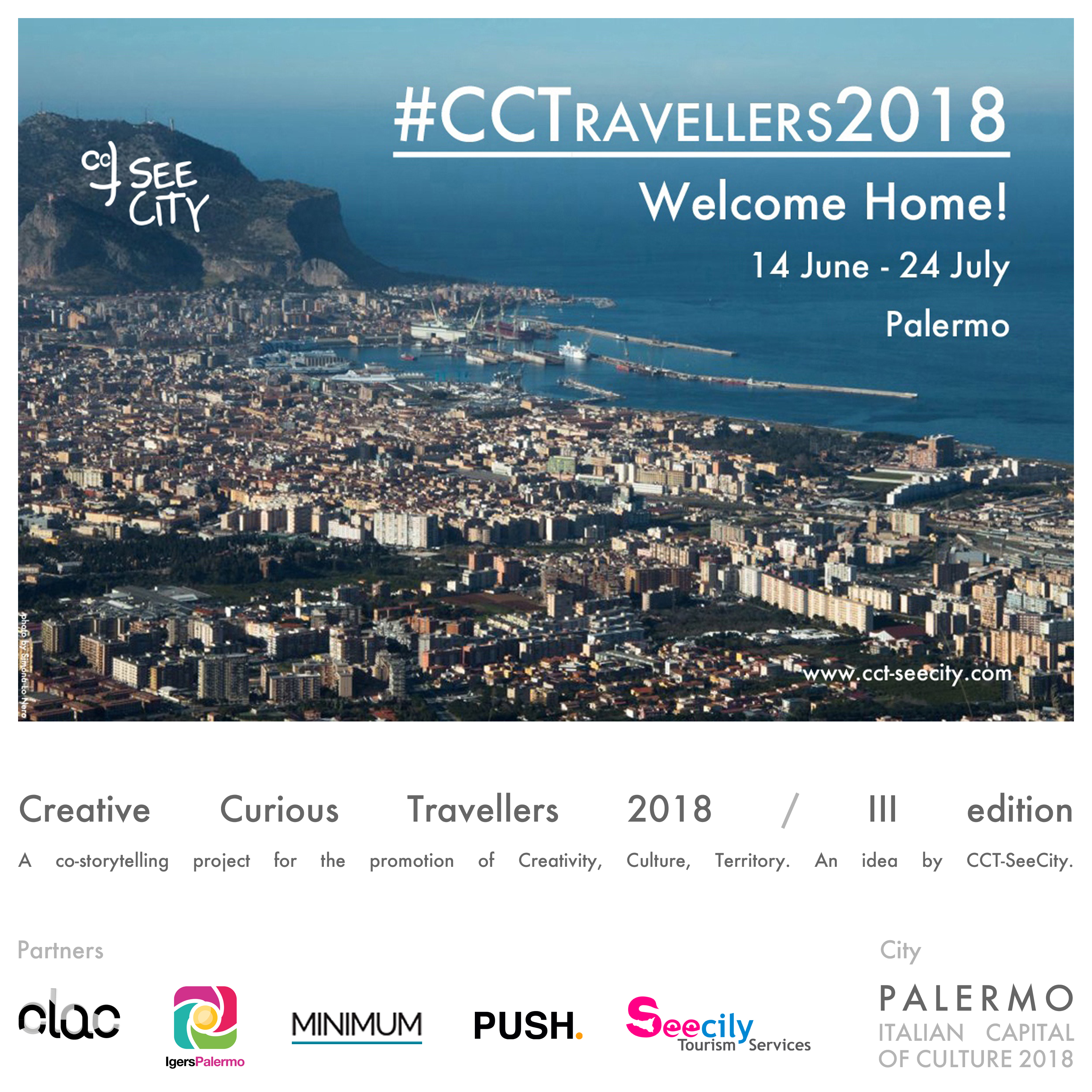 #CCTravellers2018 - poster - WELCOME HOME
